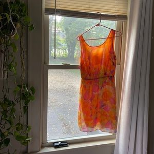 Retro Floral Midi Dress